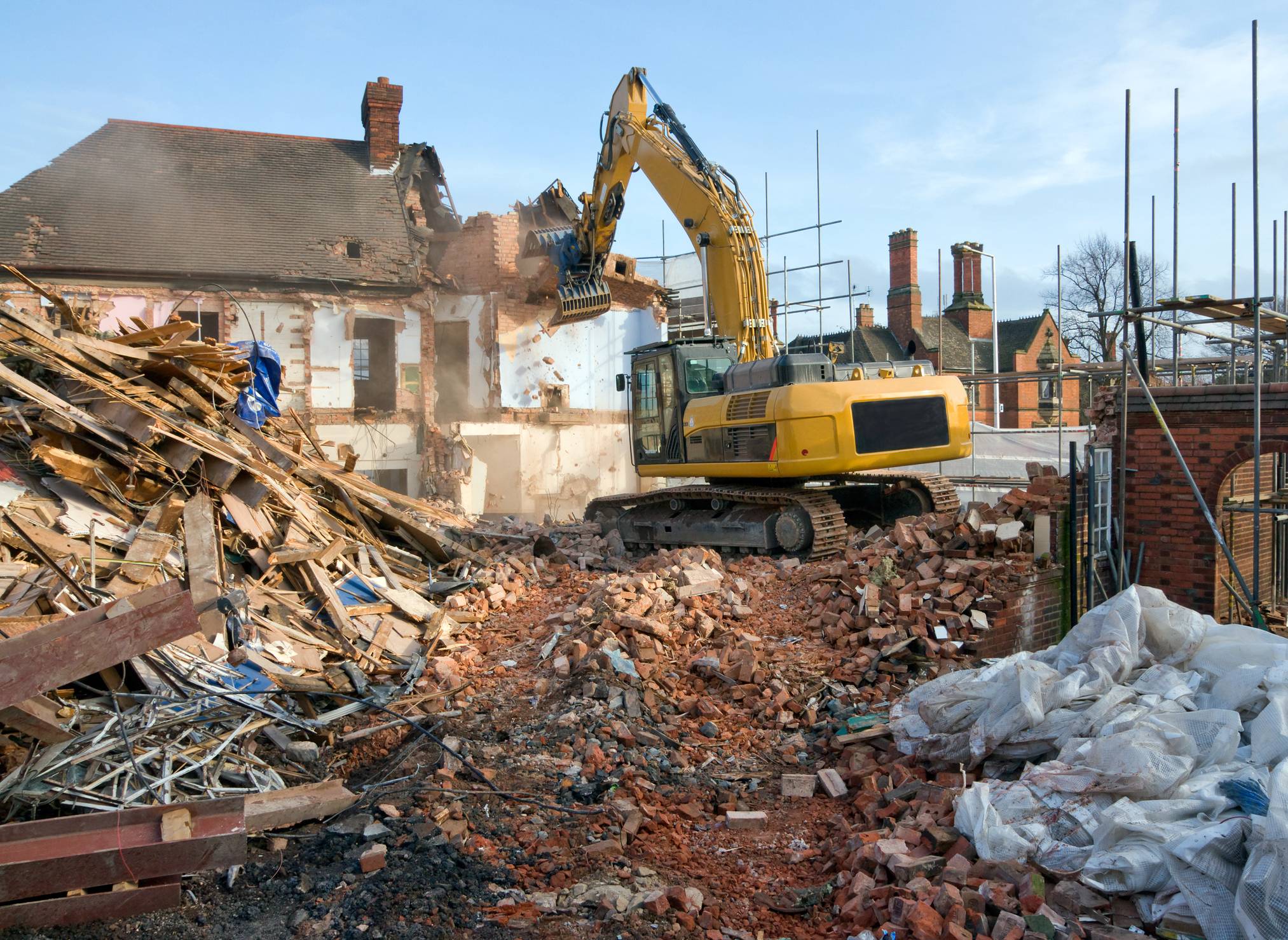 asbestos home demolition